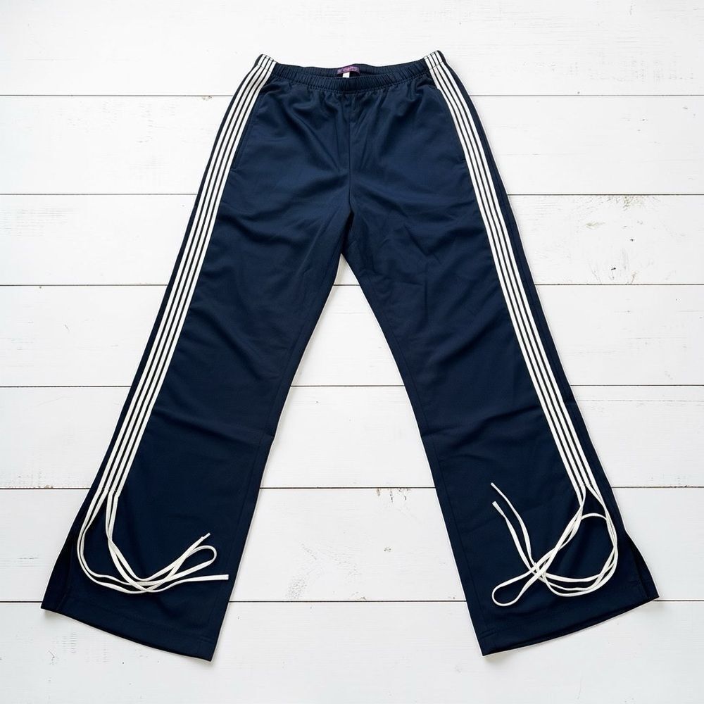 Edikted Remy Bow Ribbon Track Pants Size Large - Picture 5 of 8